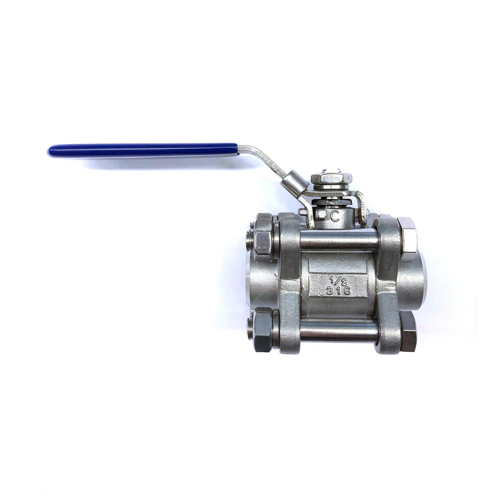 Valvola a sfera 2 vie 3 pezzi attacchi Saldare GAS microfusa inox - Rizzato Inox Group srl