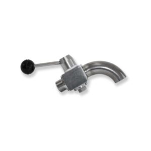 Rubinetto inox Maschio Preleva Campioni con Curva