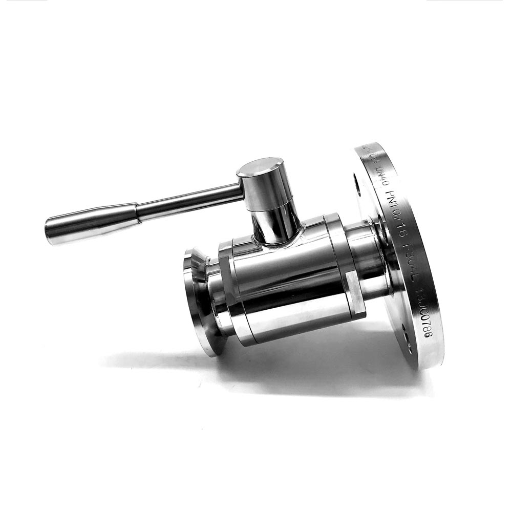 Valvola a sfera 2 vie attacchi flangia PN 10/16-Garolla inox - Rizzato Inox Group srl