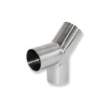 Pezzo A Y inox (90° e 120°) Lucido