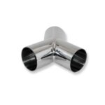 Pezzo A Y inox (90° e 120°) Lucido