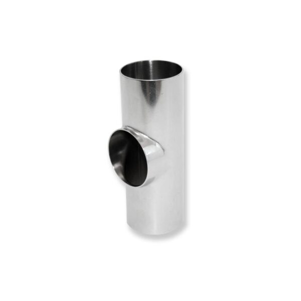 Tee inox Estruso Ridotto a Saldare Lucido