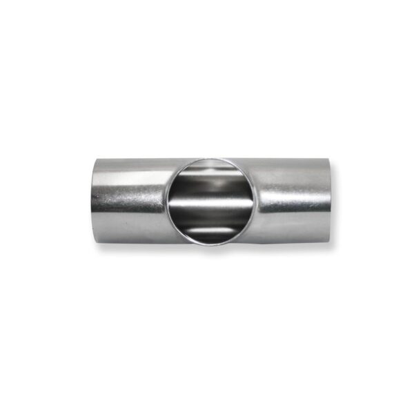 Tee inox Estruso Ridotto a Saldare Lucido