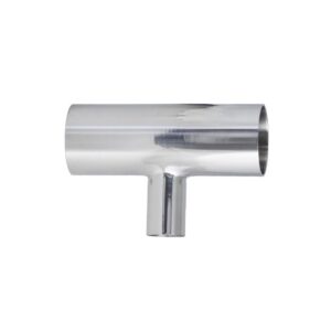 Tee inox Ridotto a Mandrinare Lucido