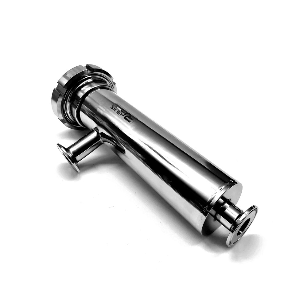 Filtro inox 90° filtrazione HP attacchi saldare/clamp inox - Rizzato Inox Group srl